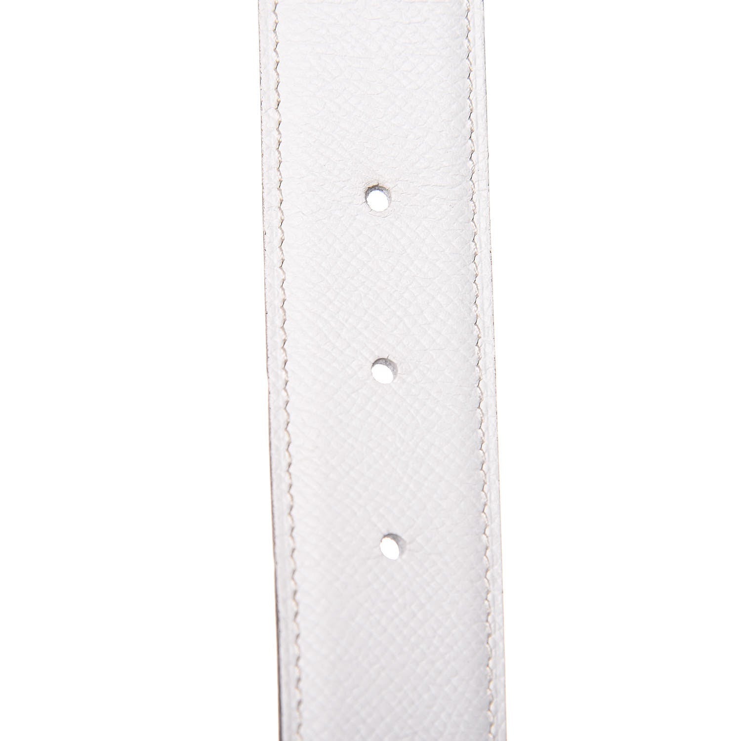 Hermes Epsom Box 32mm Idem Belt 90 White Gold 8 of 8