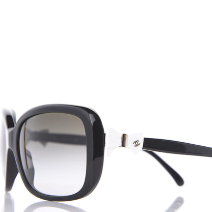 Chanel CC Bow Sunglasses 5171 Black White 7 of 8