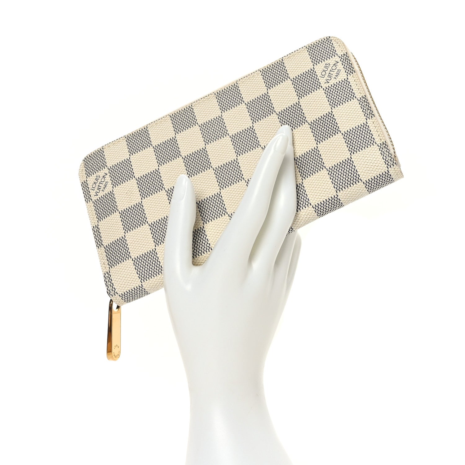 Louis Vuitton Damier Azur Zippy Wallet 2 of 7