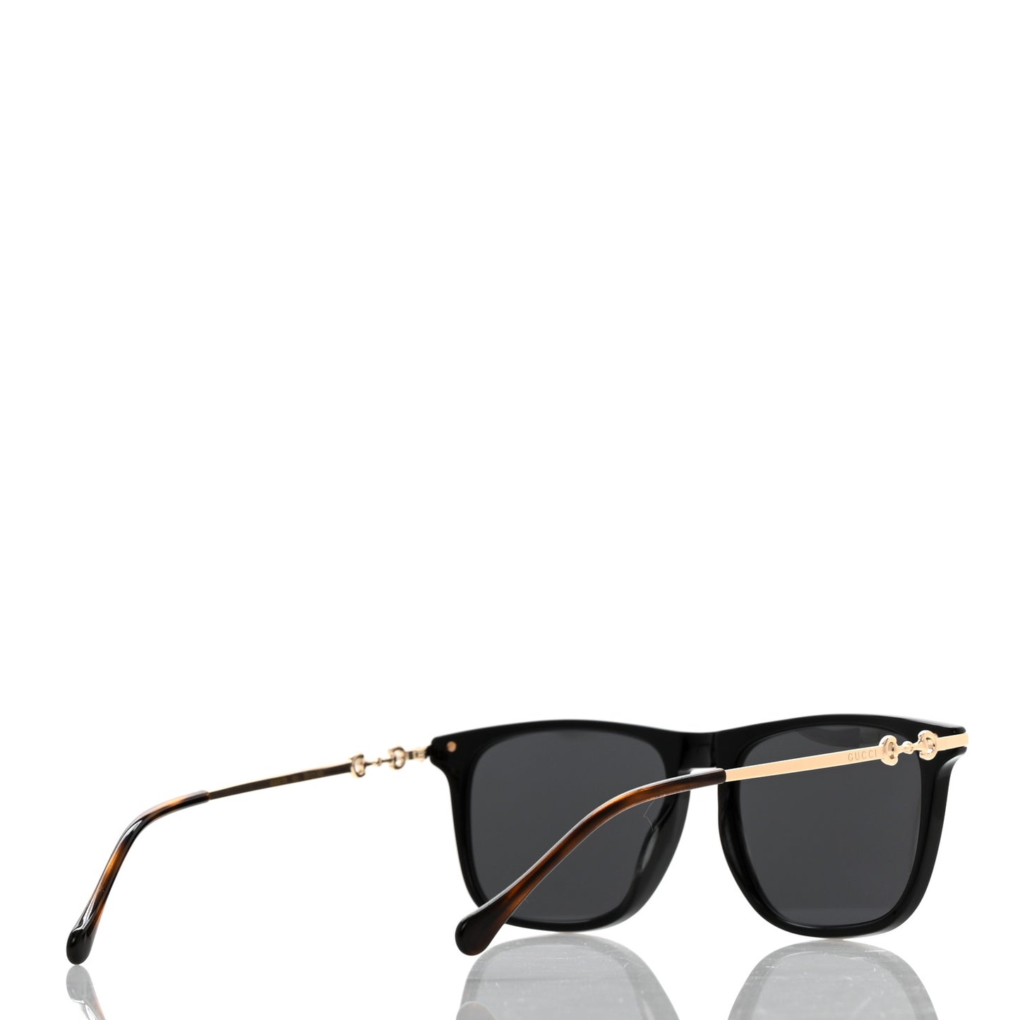 Acetate Metal Horsebit Sunglasses GG0915S Black
