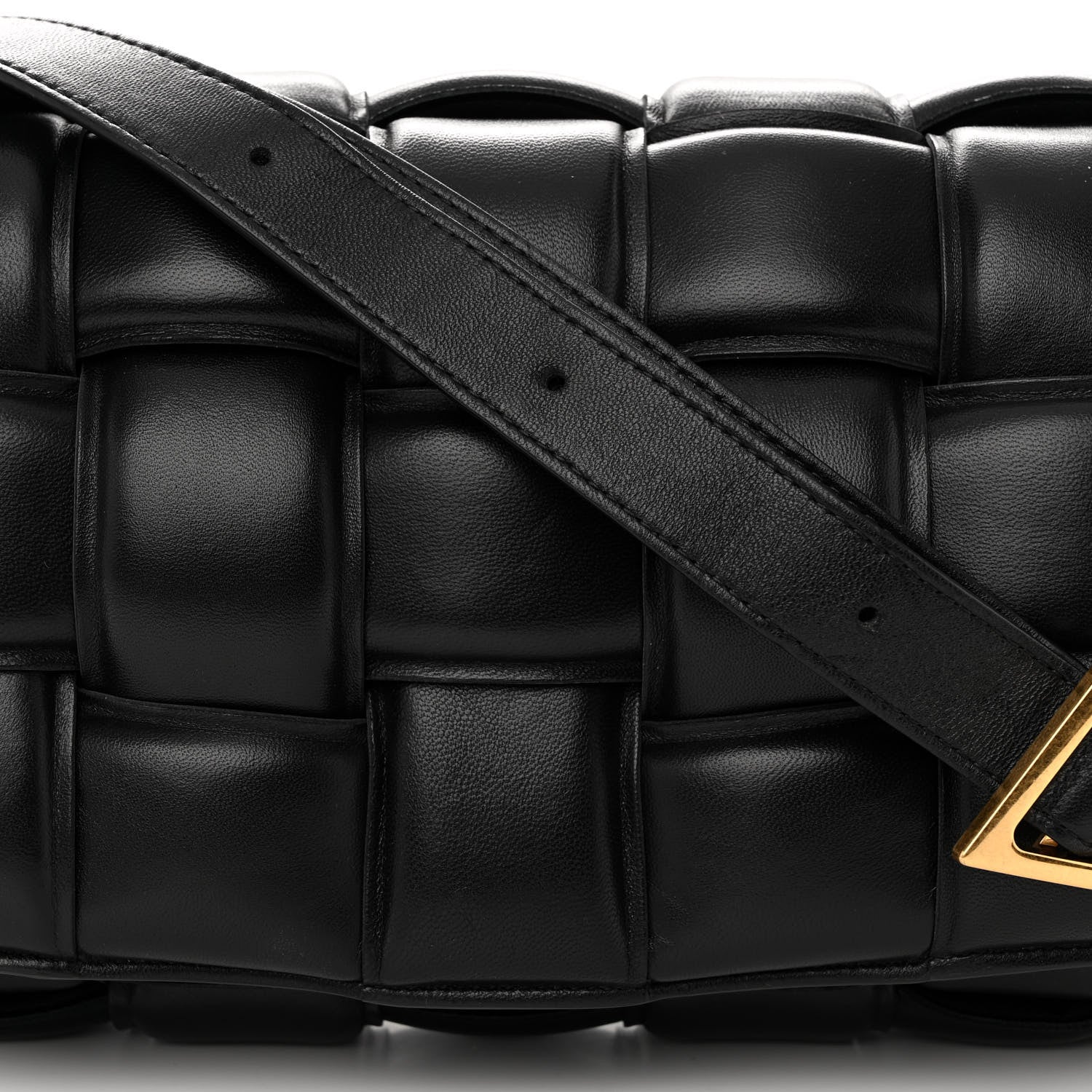 Bottega Veneta Nappa Maxi Intreccio Padded Cassette Crossbody Bag Black 7 of 9