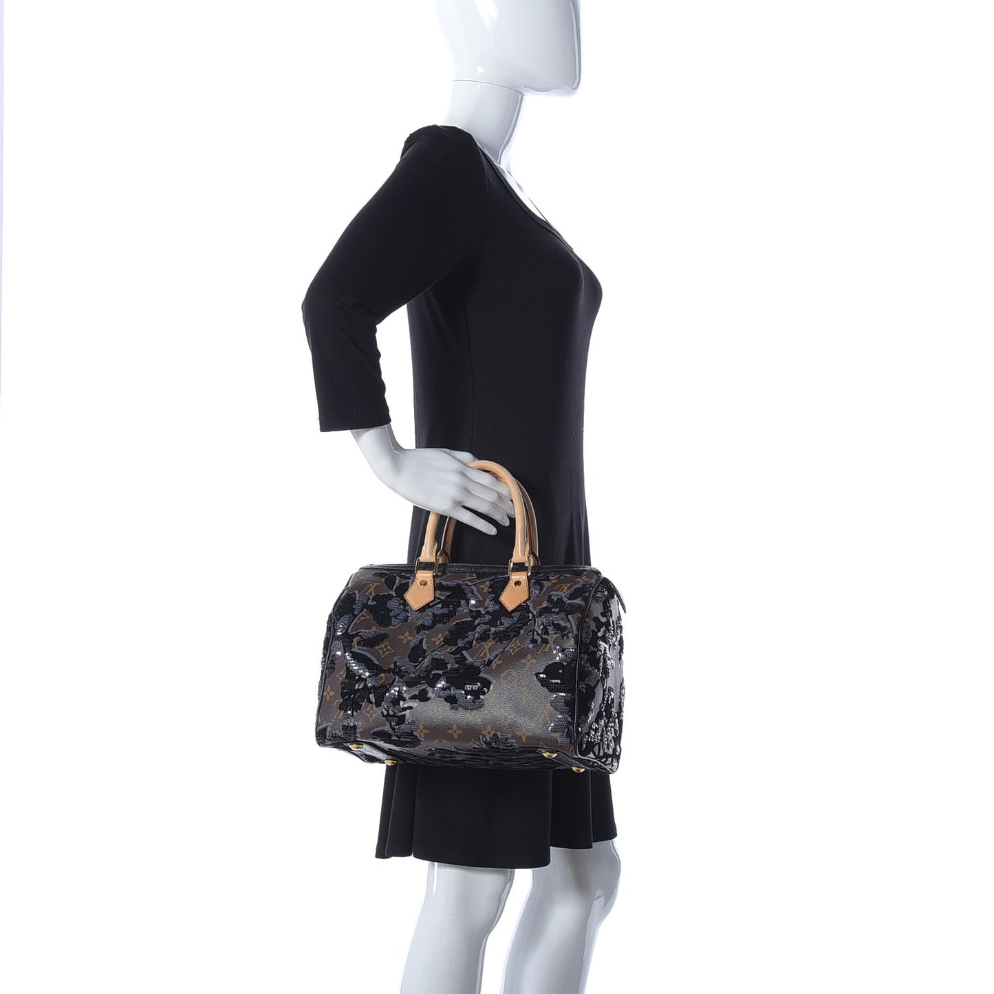 Monogram Fleur De Jais Sequins Speedy 30