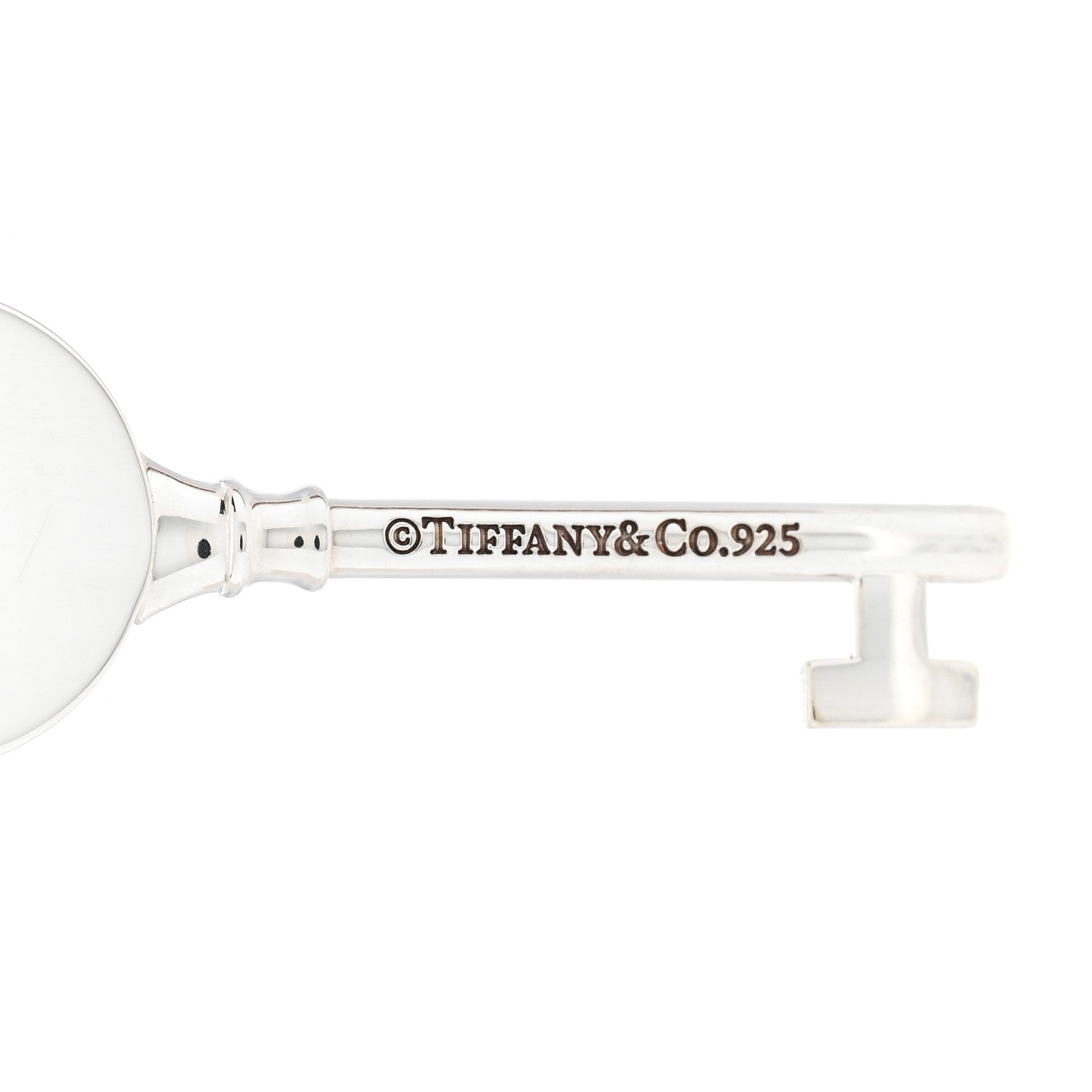 Tiffany Sterling Silver Return To Tiffany Round Key Pendant 3 of 4
