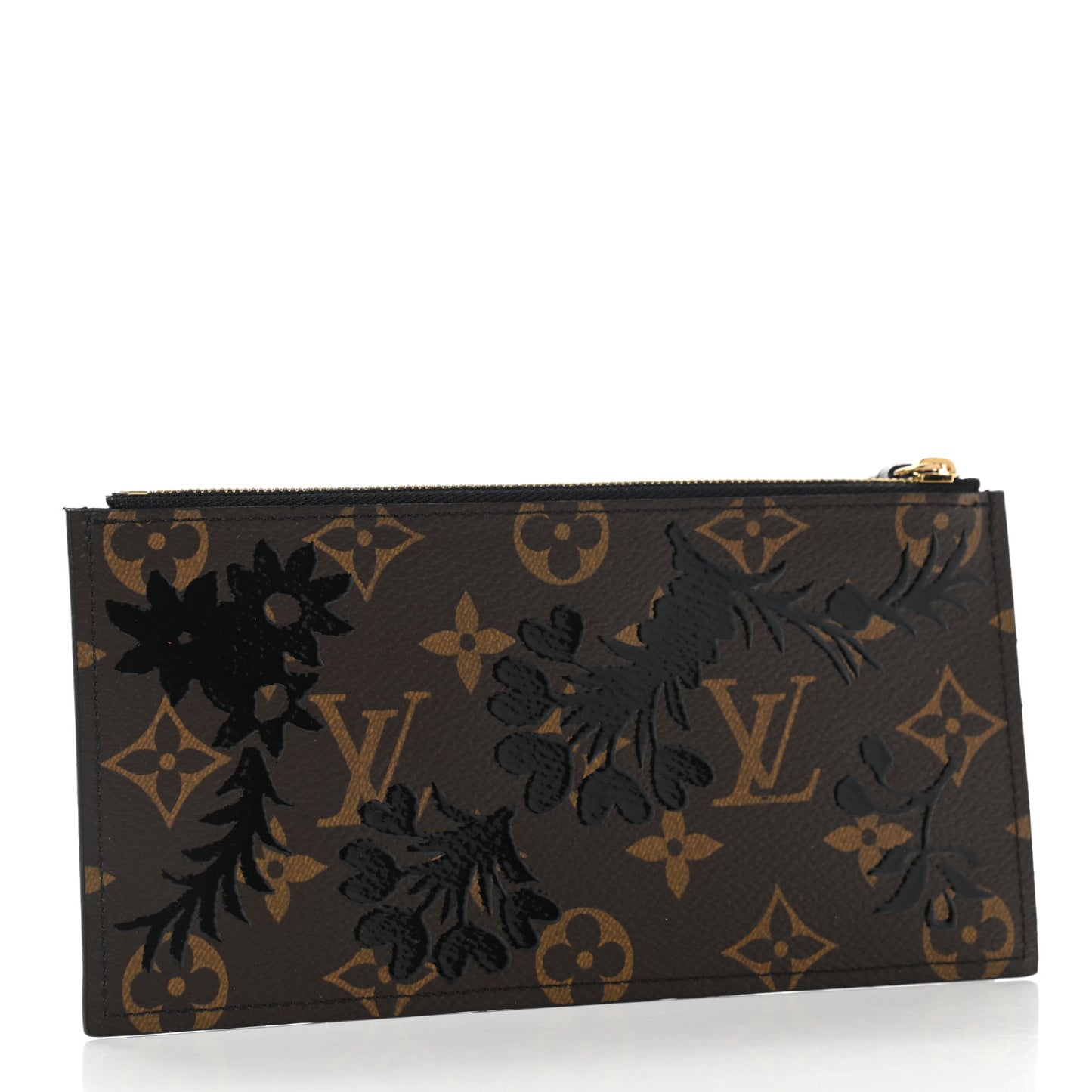 Monogram Blossom Felicie Chain Wallet Zippered Insert