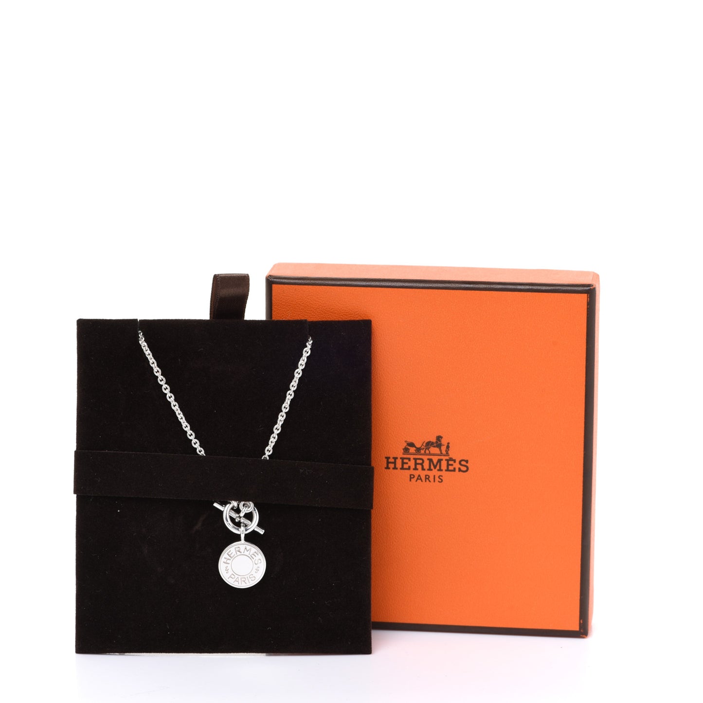 Sterling Silver Amulettes H Confettis Pendant Necklace