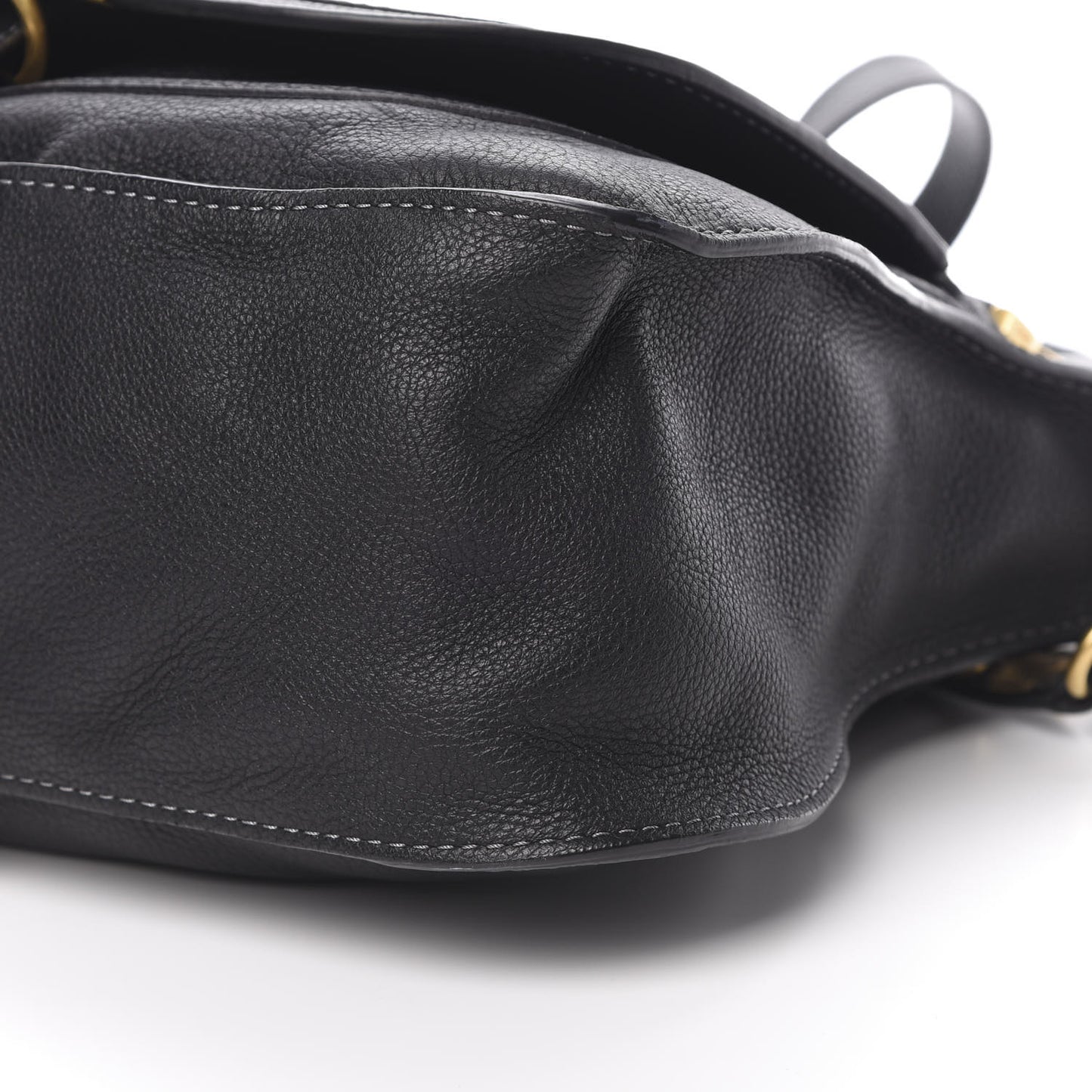 Calfskin Medium Marcie Satchel Black