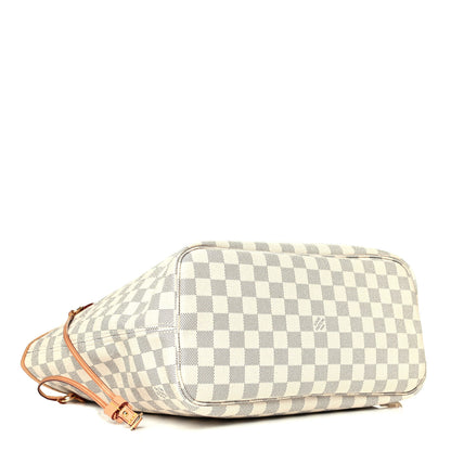 Louis Vuitton Damier Azur Neo Neverfull MM Rose Ballerine 3 of 5