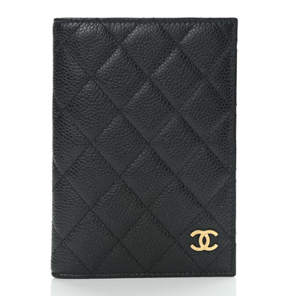 Chanel Caviar Quilted Passport Holder Black 1 of 7