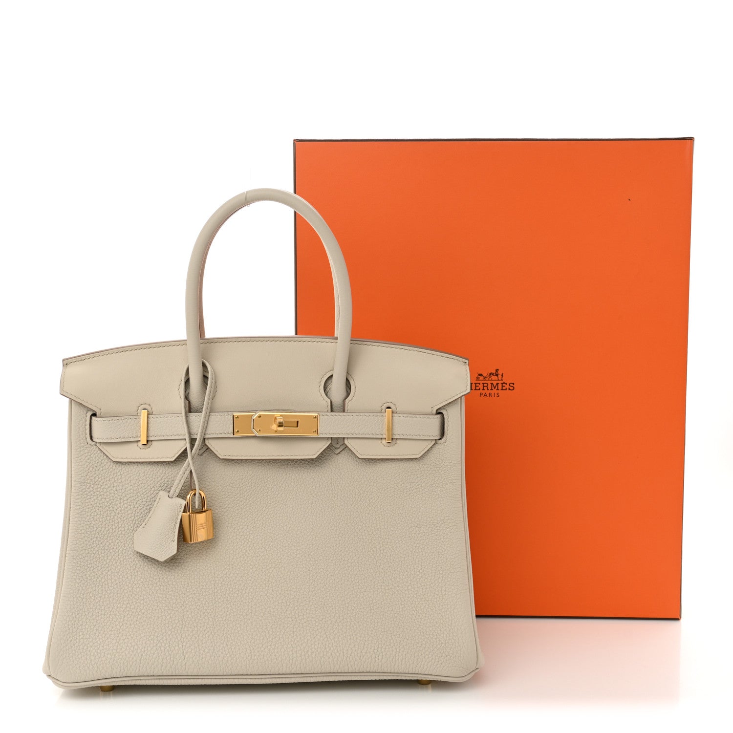 Hermes Togo Swift Canvas 3 in 1 Birkin 30 Beton 12 of 12
