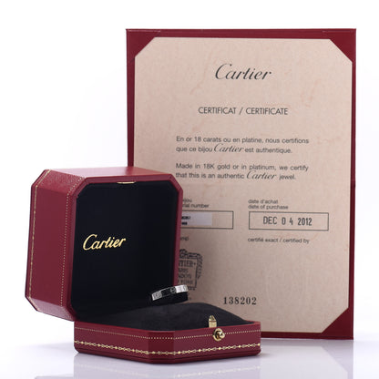 Cartier Platinum 3.5mm LOVE Ring 57 8 5 of 5