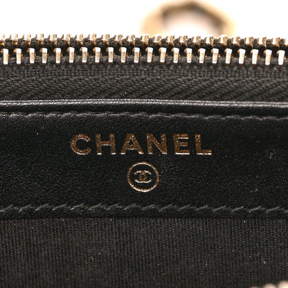 Chanel Caviar Quilted CC Filigree Clutch With Chain Black 6 of 9