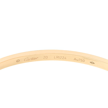 Cartier 18K Yellow Gold Small LOVE Bracelet 20 3 of 4
