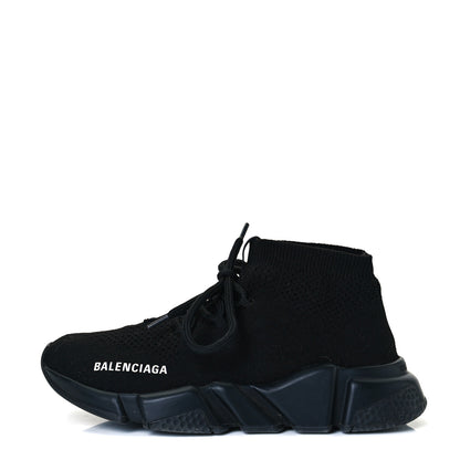 Balenciaga Knit Womens Speed Lace Up Sneakers 36 Black 1 of 8