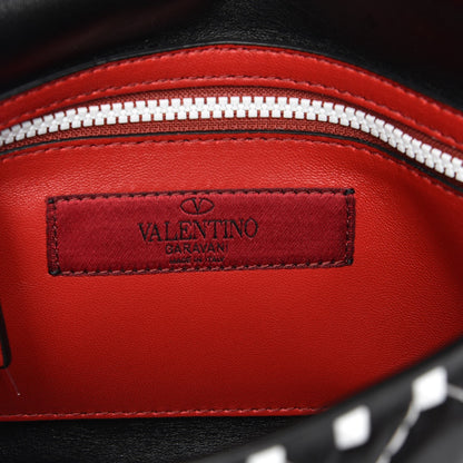 Valentino Garavani Lambskin Medium Free Rockstud Spike Shoulder Bag Black 7 of 7