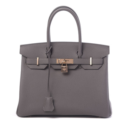 Hermes Togo Birkin 30 Etain 1 of 11