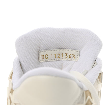 Christian Dior Canvas Embroidered Womens Walk'n' Dior Star High Top Sneakers 36.5 White Gold 13 of 18