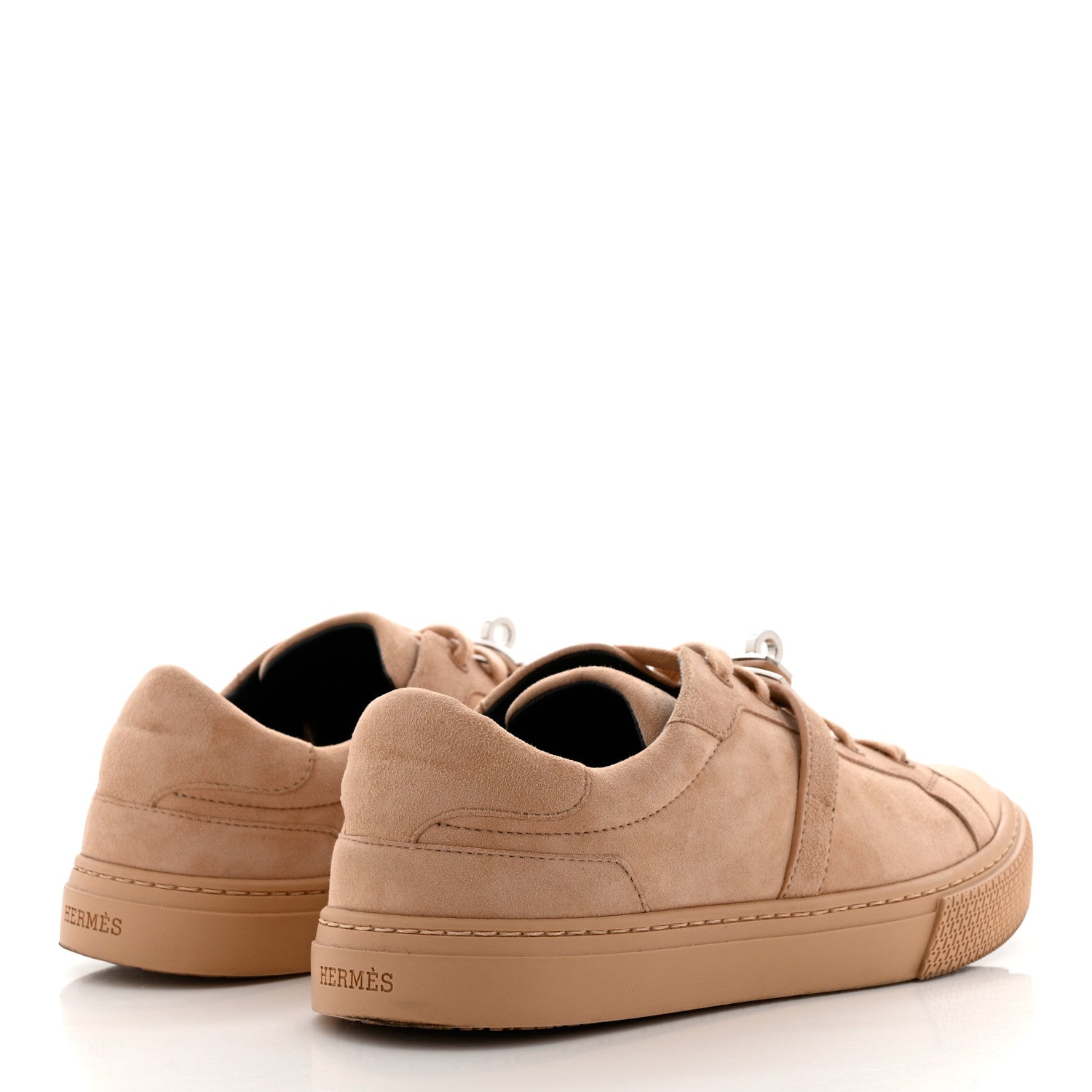 Hermes Suede Day Sneakers 36 Bois De Santal 4 of 9