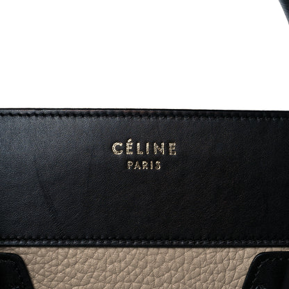 Celine Bullhide Calfskin Nubuck Mini Tri-Color Luggage Light Taupe 6 of 13