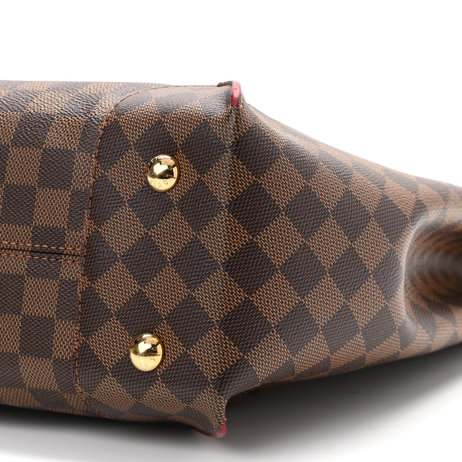 Louis Vuitton Damier Ebene Caissa Hobo Cherry 10 of 11