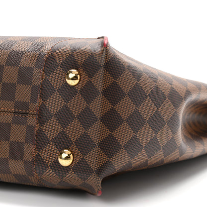 Louis Vuitton Damier Ebene Caissa Hobo Cherry 10 of 11