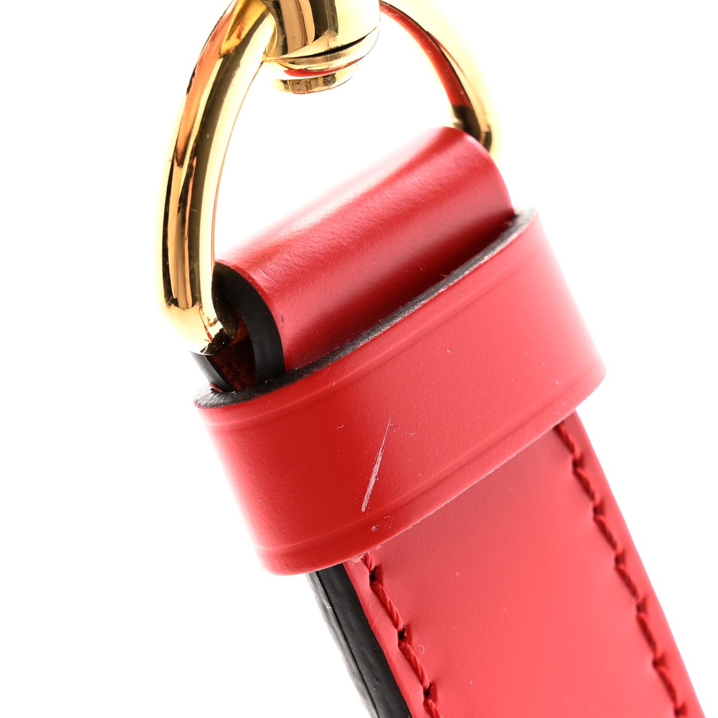 Calfskin Monogram Keepall Bandouliere 50 Coquelicot