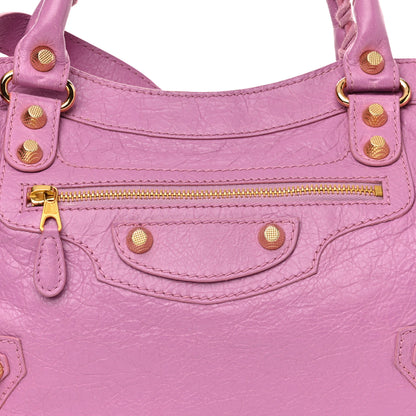 Balenciaga Agneau Giant 12 Gold Hardware Town Rose Berlingot 9 of 13