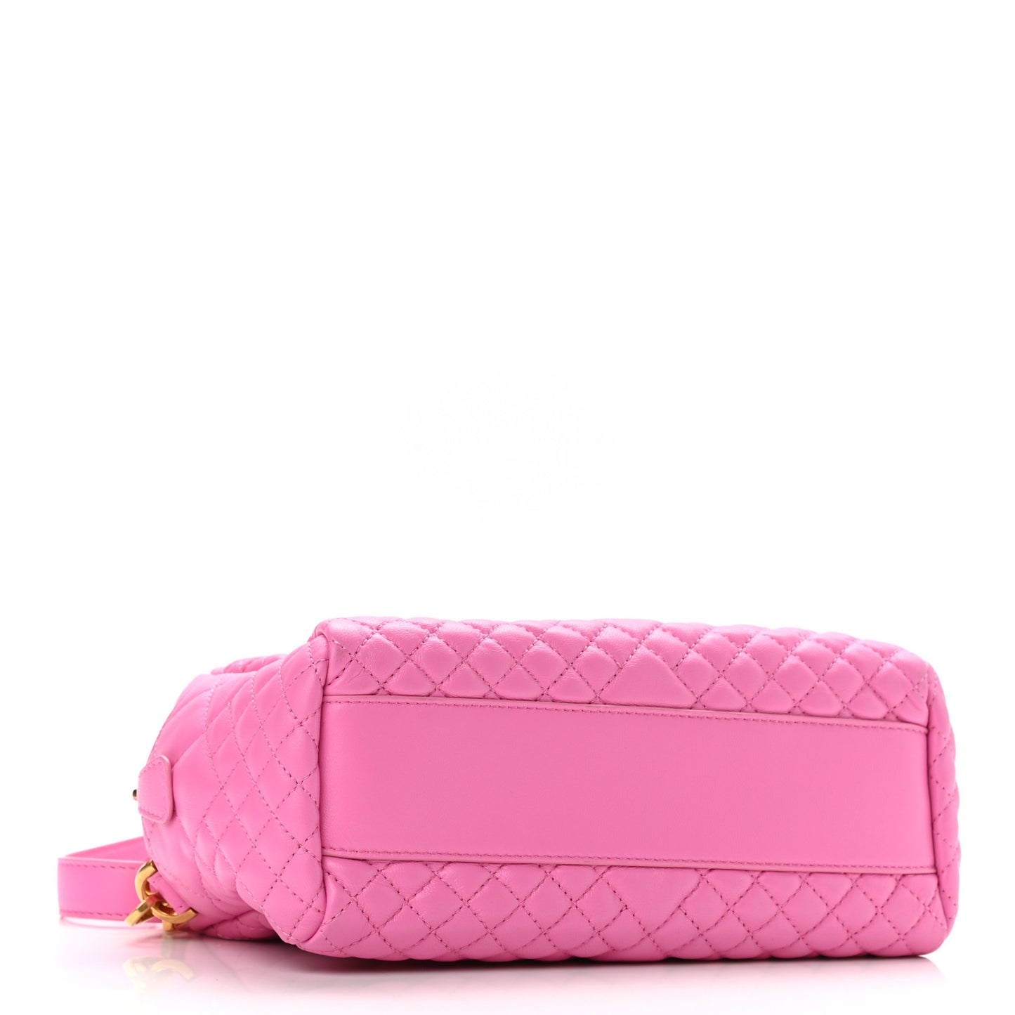 Nappa Quilted Icon Bowler Pink