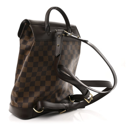 Louis Vuitton Damier Ebene Soho Backpack 3 of 9