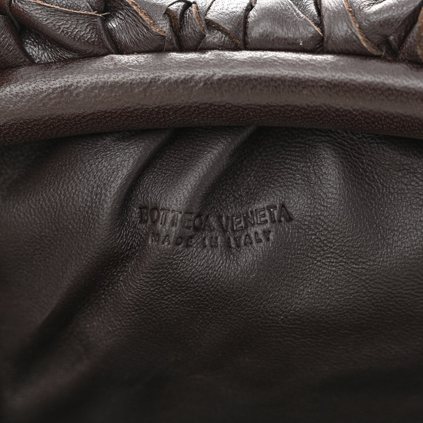 Nappa Intrecciato The Mini Pouch Fondant