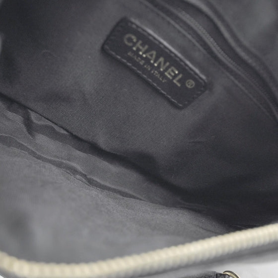 Chanel Caviar Quilted Pochette Black 6 of 9