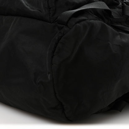 Prada Re-Nylon Saffiano Logo Double Buckle Backpack Black 10 of 11