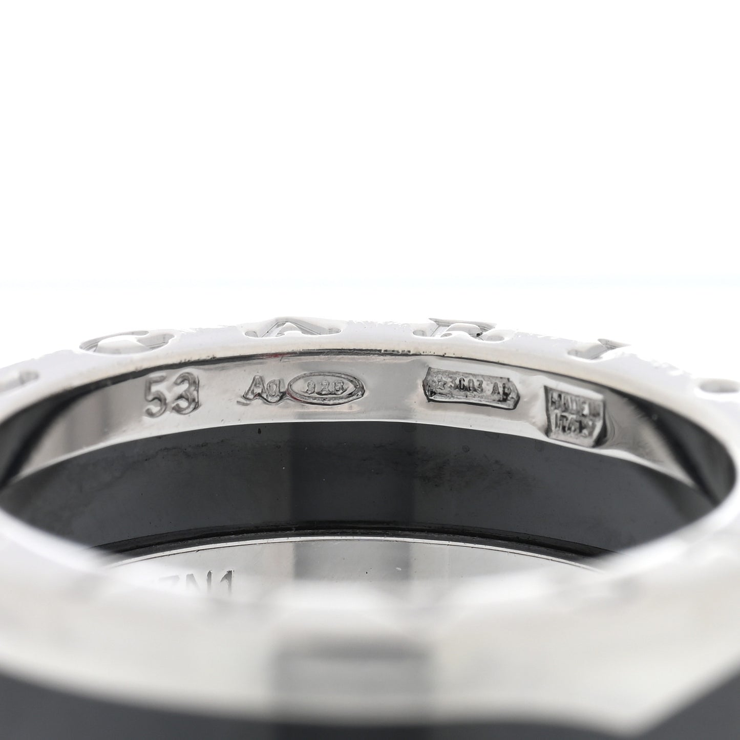 Sterling Silver Ceramic Save The Children One-Band Ring 53 6.25