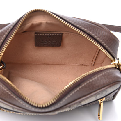 Gucci GG Supreme Monogram Web Mini Ophidia Shoulder Bag Brown 5 of 9