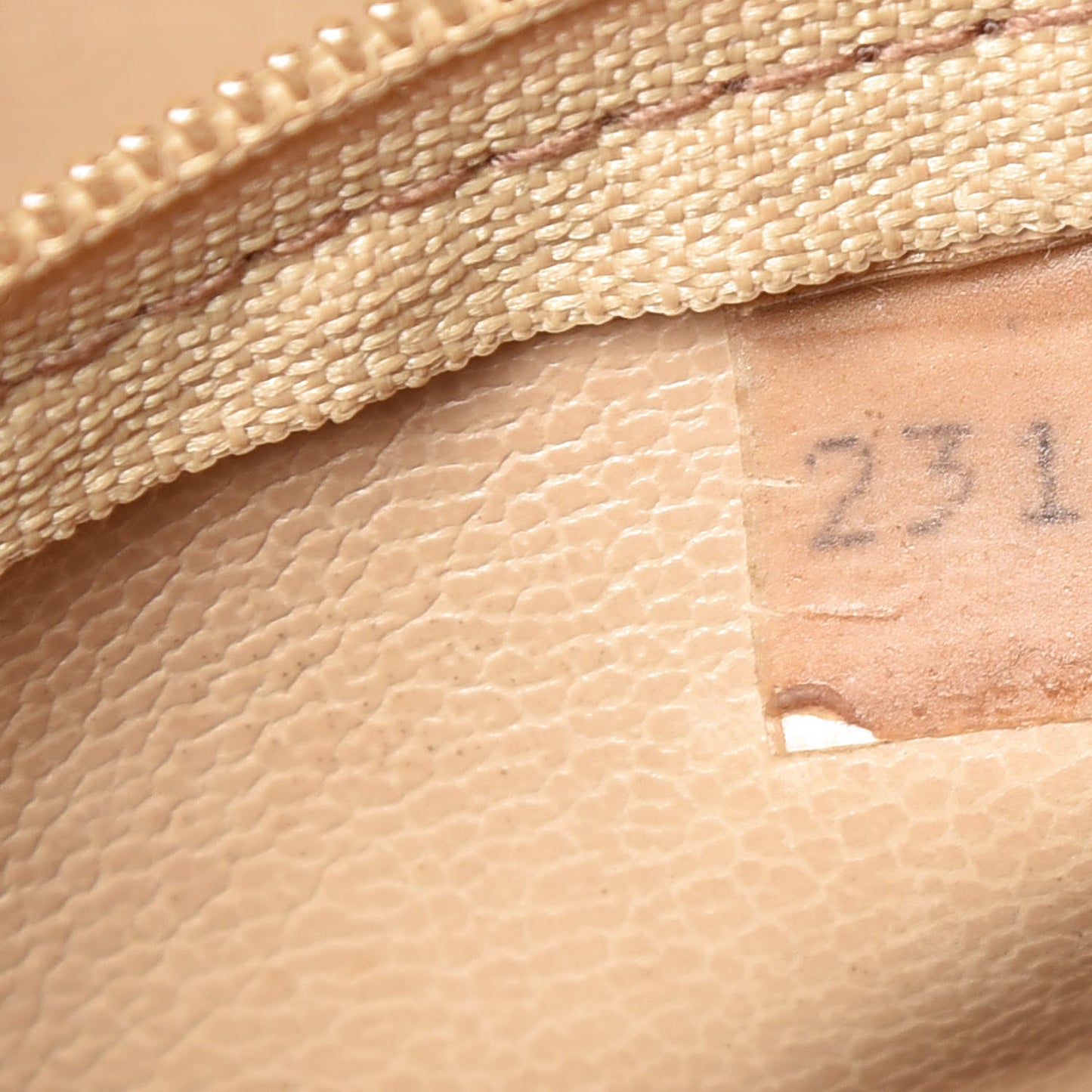 Lambskin Quilted Tote Beige