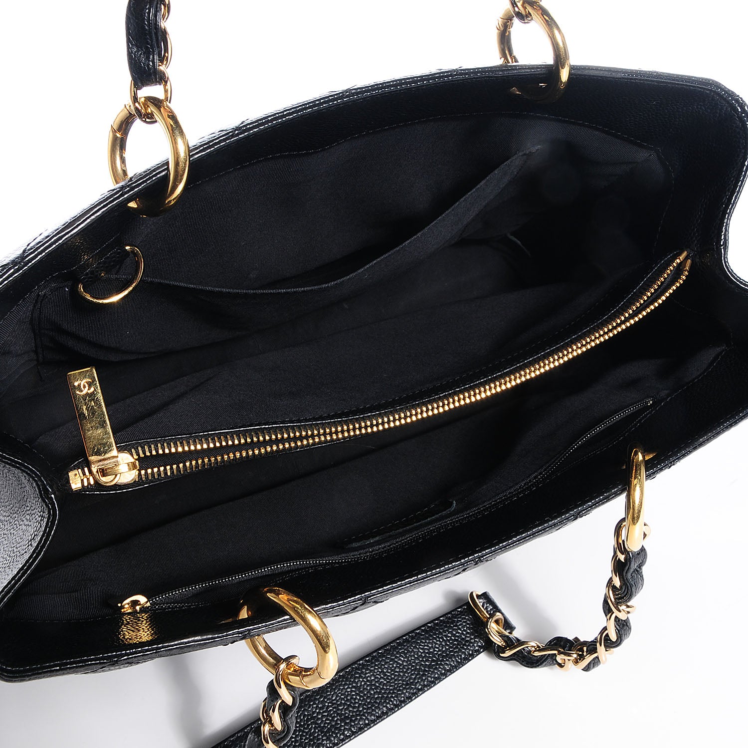 Chanel Caviar Grand Shopping Tote GST Black 5 of 7