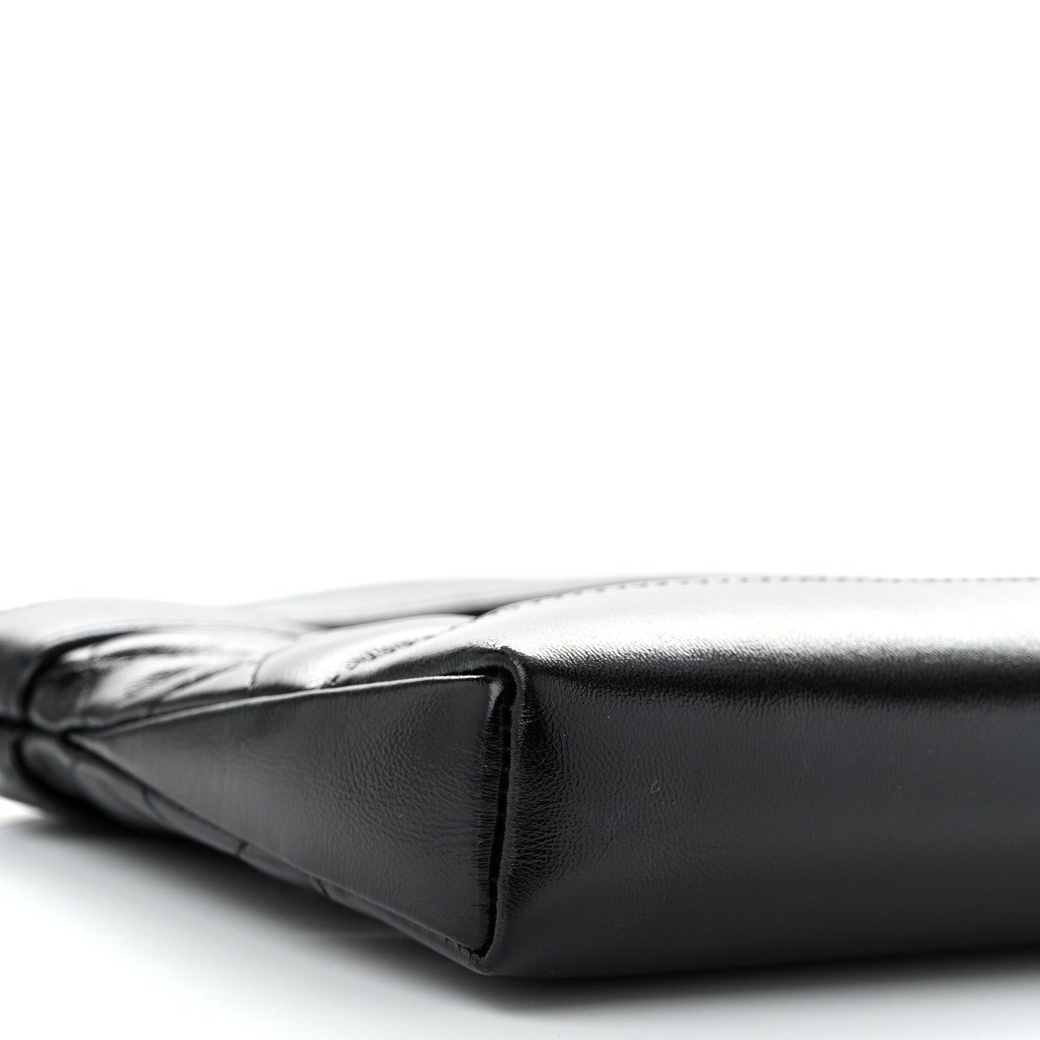 Chanel Shiny Crumpled Calfskin Quilted Nano 31 Shopping Bag Black 9 of 11