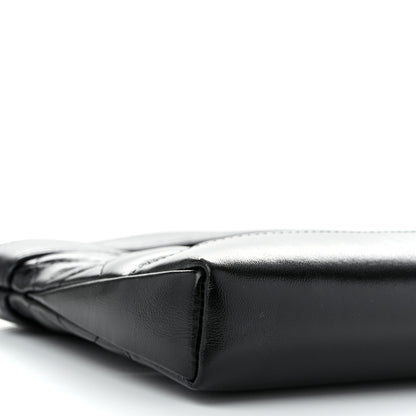 Chanel Shiny Crumpled Calfskin Quilted Nano 31 Shopping Bag Black 9 of 11