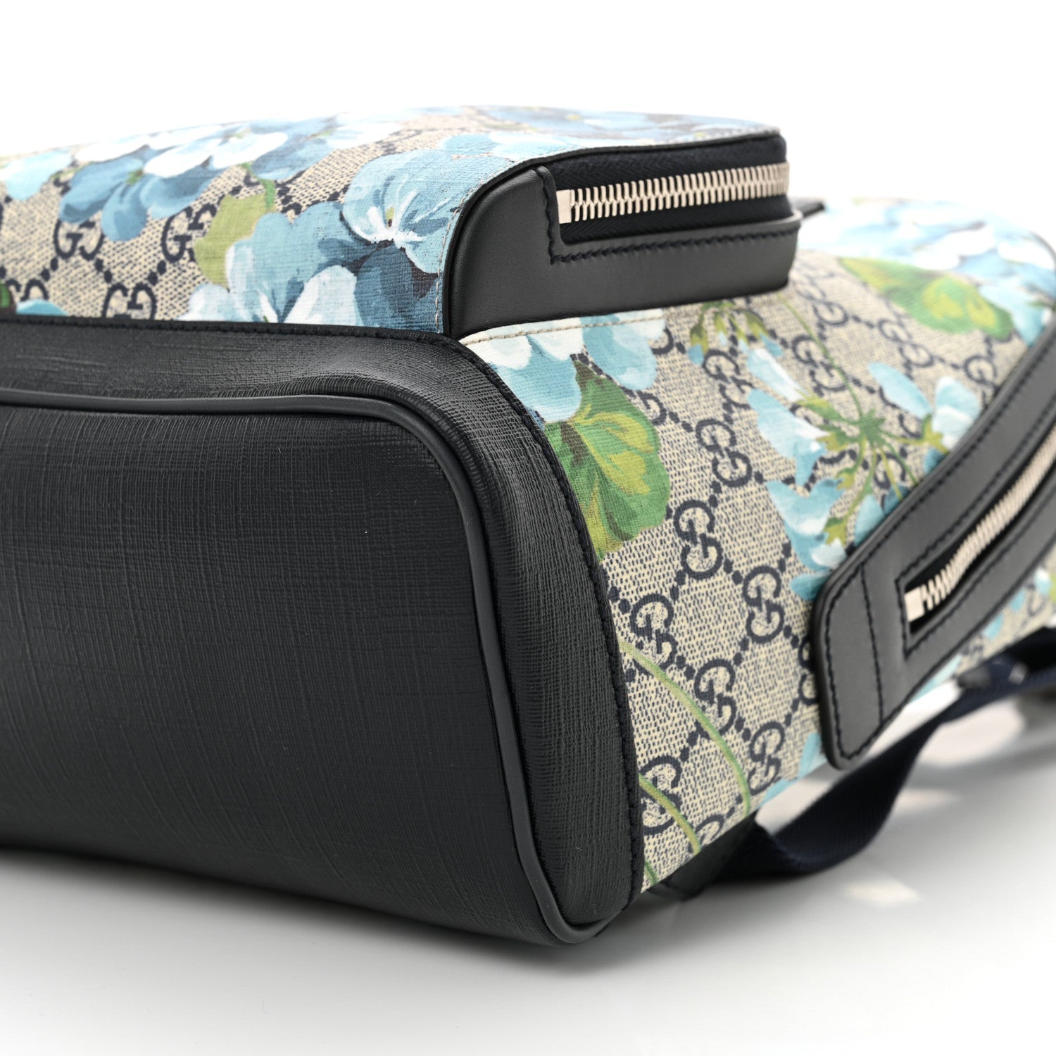 Gucci GG Supreme Monogram Blooms Small Day Backpack Blue 10 of 10