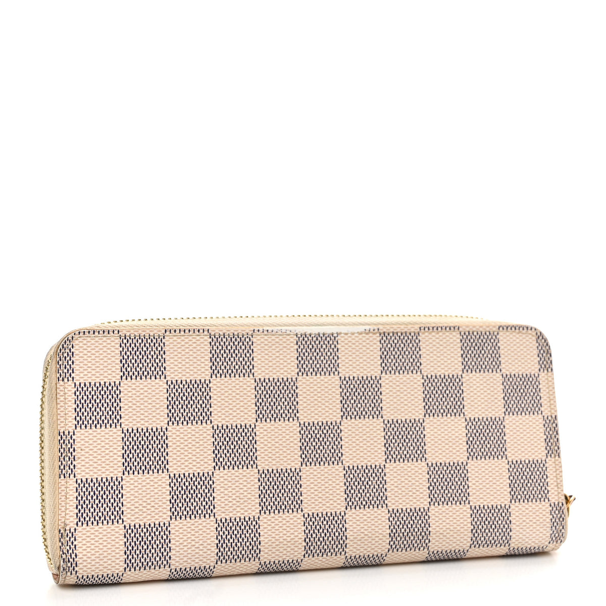Damier Azur Clemence Wallet Rose Ballerine