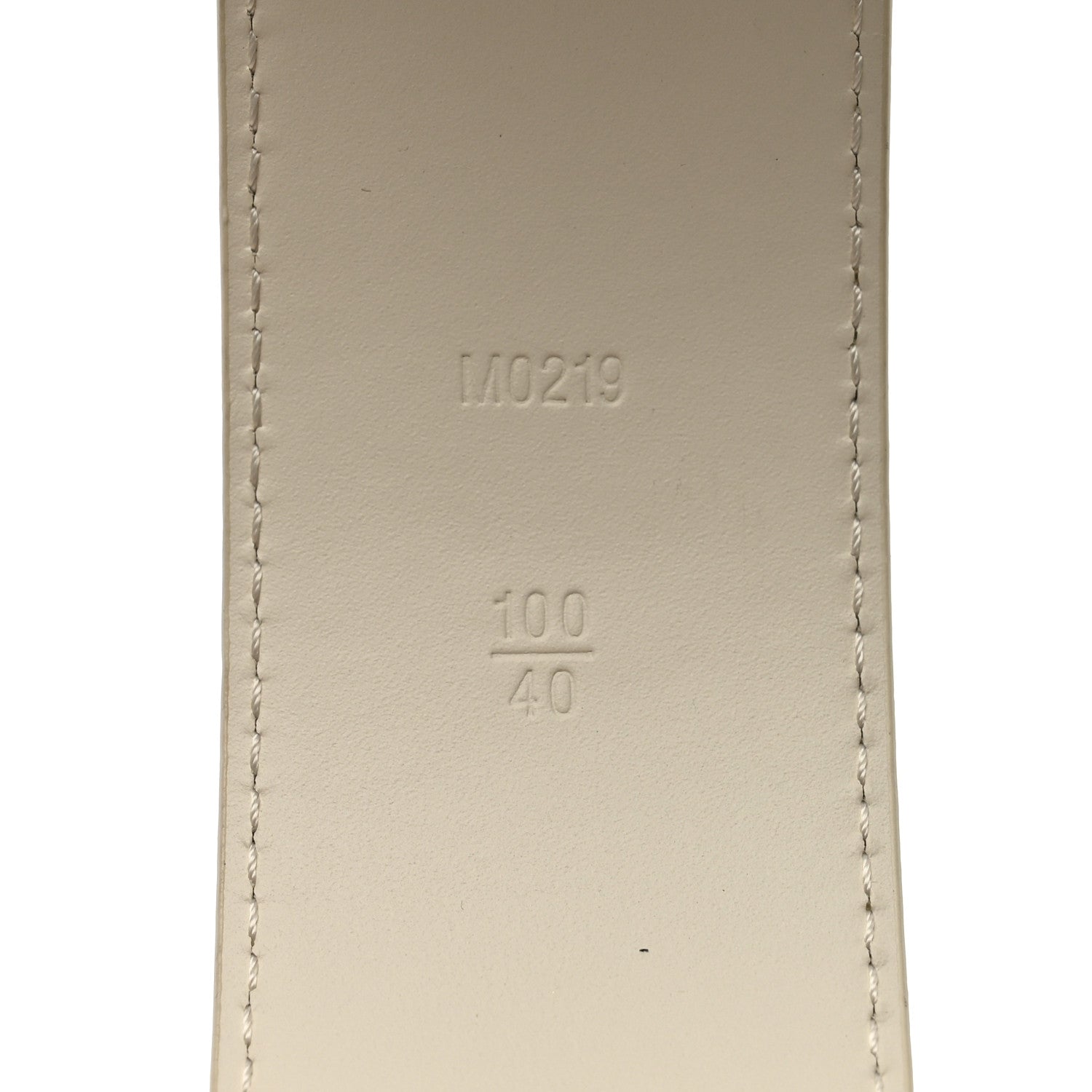 Louis Vuitton PVC Monogram 40mm LV Initiales Reversible Belt 100 40 Iridescent Prism 3 of 6