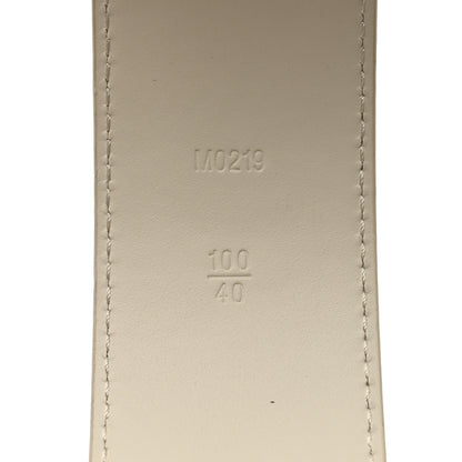 Louis Vuitton PVC Monogram 40mm LV Initiales Reversible Belt 100 40 Iridescent Prism 3 of 6