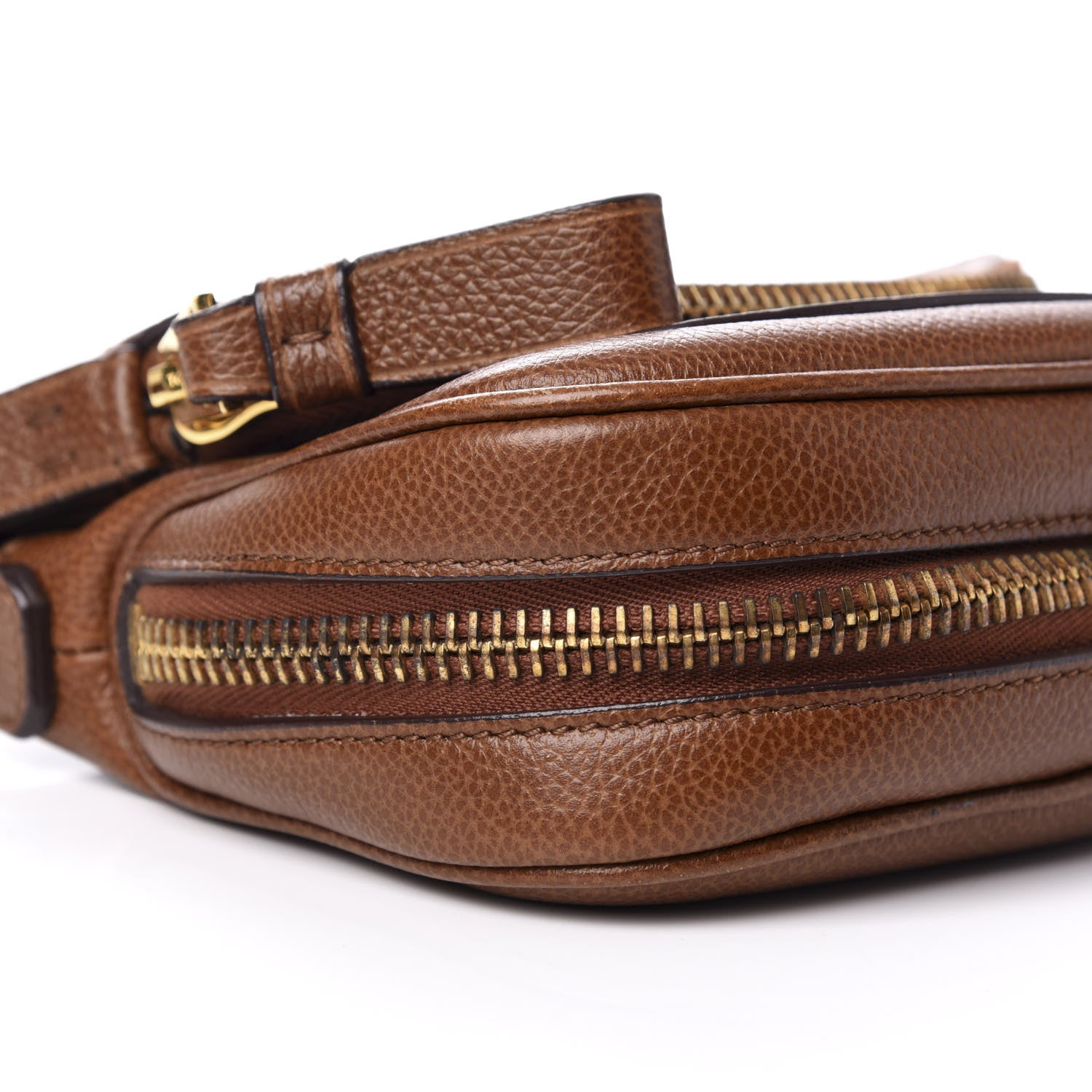 Tom Ford Pebbled Calfskin Mini Jennifer Crossbody Bag Caramel 7 of 9