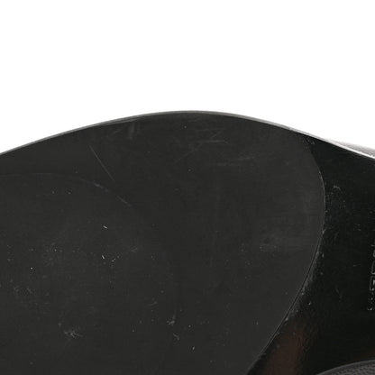 Hermes Goatskin Womens Royal Loafers 36.5 Black 10 of 12