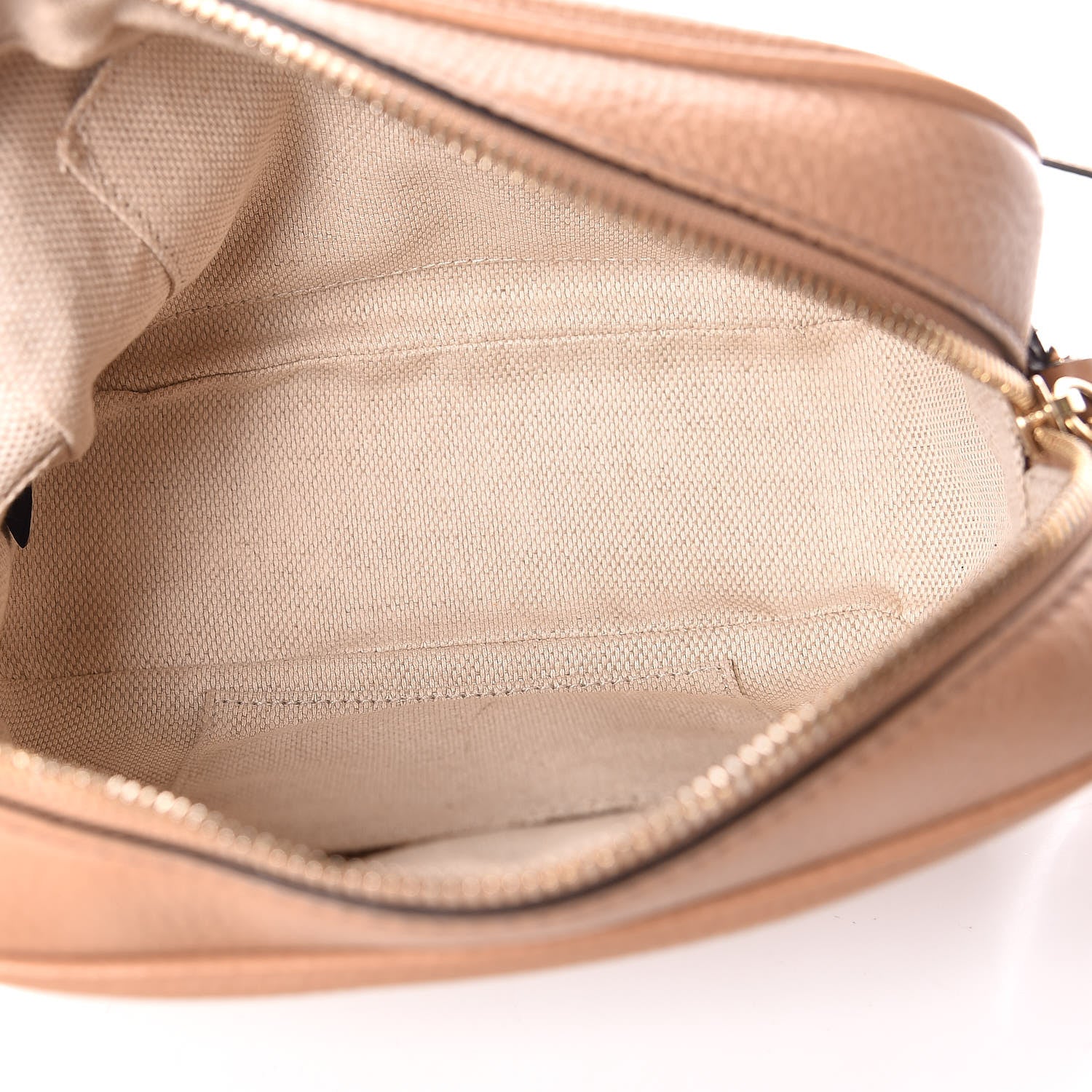 Gucci Pebbled Calfskin Small Soho Disco Bag Rose Beige 5 of 10