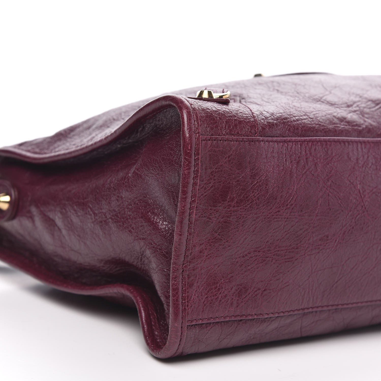 Balenciaga Agneau Classic Gold Hardware City Violet Prune 8 of 11