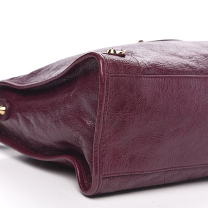 Balenciaga Agneau Classic Gold Hardware City Violet Prune 8 of 11