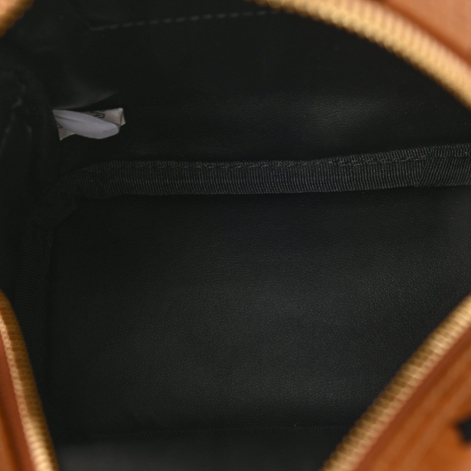 MCM Visetos Side Stud X-Mini Stark Bebe Boo Backpack Cognac 5 of 12