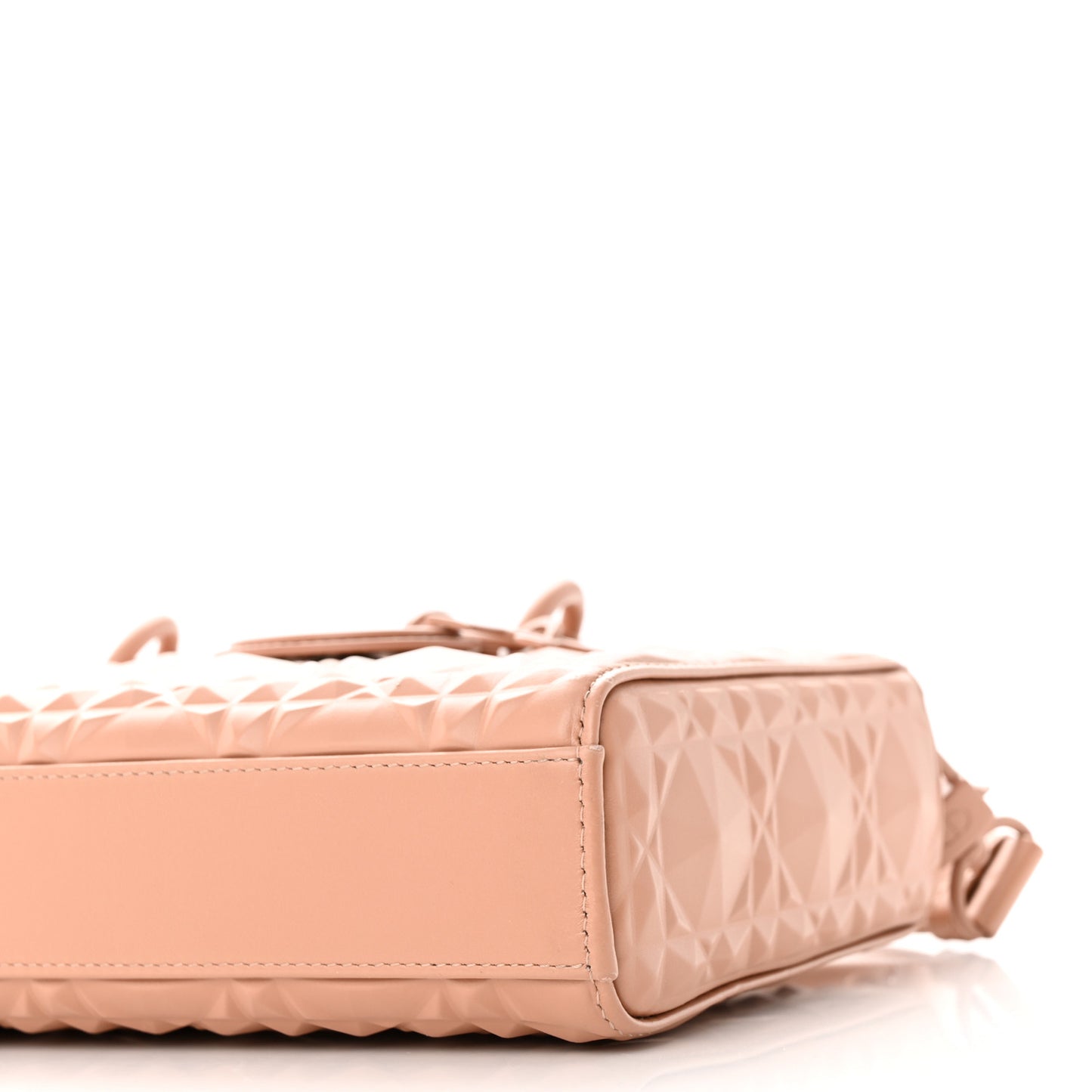 Calfskin Cannage Diamond Medium Lady D-Joy Rose Des Vents