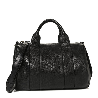 Alexander Wang Pebbled Lambskin Rocco Black Pale Gold Hardware 1 of 10