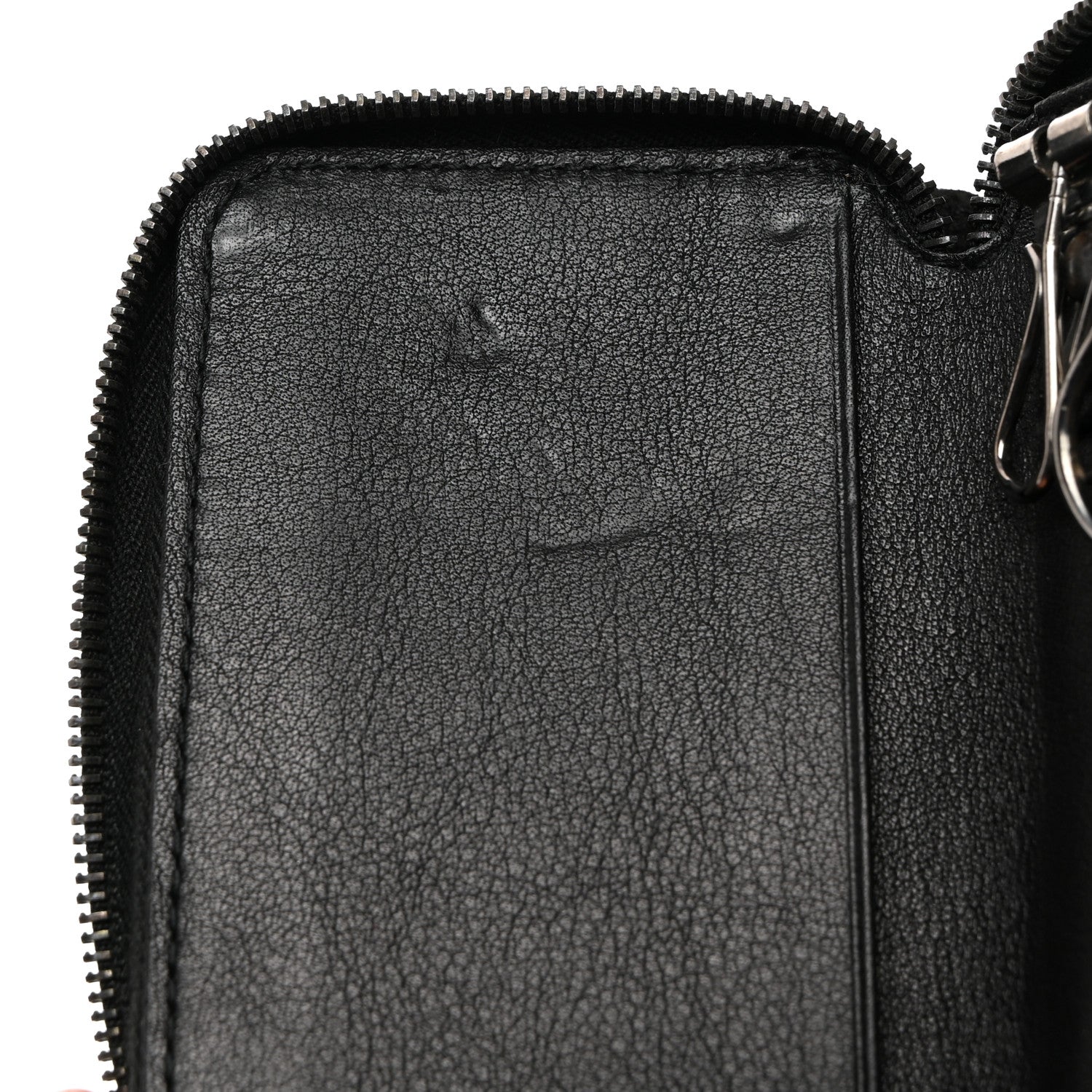 Christian Dior Suede Cannage 6 Key Holder Coin Wallet Black 8 of 11